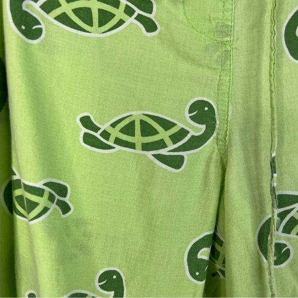 Paul Frank capri pants turtles π’ Lime Green Pajama Pants turtle π’ Design - Picture 5 of 8